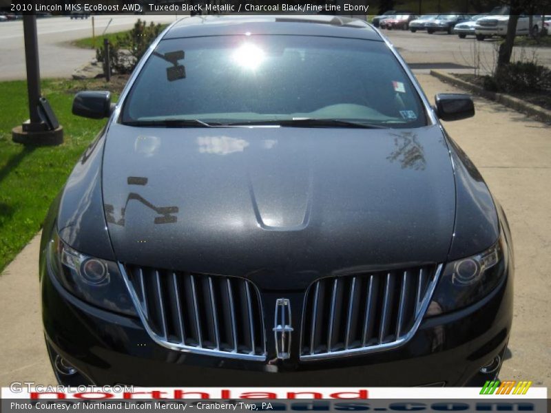Tuxedo Black Metallic / Charcoal Black/Fine Line Ebony 2010 Lincoln MKS EcoBoost AWD