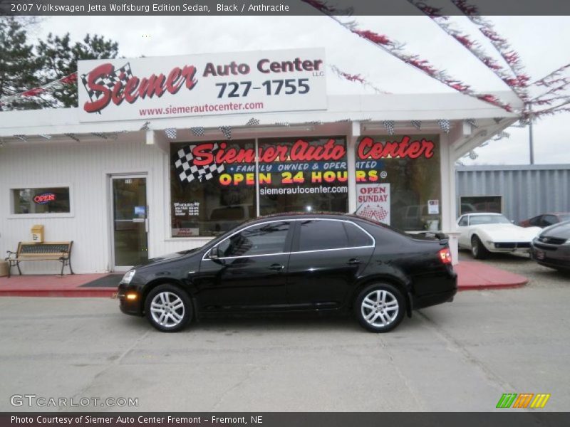 Black / Anthracite 2007 Volkswagen Jetta Wolfsburg Edition Sedan