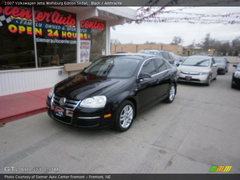 Black / Anthracite 2007 Volkswagen Jetta Wolfsburg Edition Sedan