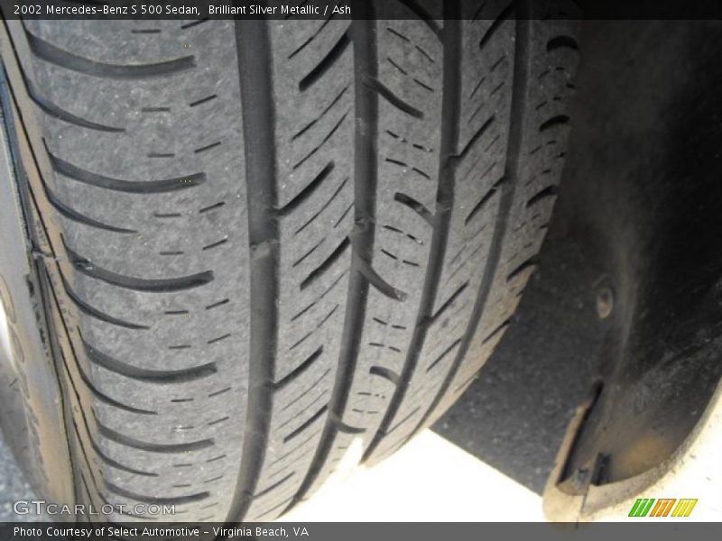 Brilliant Silver Metallic / Ash 2002 Mercedes-Benz S 500 Sedan