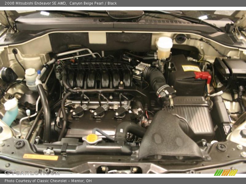 Canyon Beige Pearl / Black 2008 Mitsubishi Endeavor SE AWD