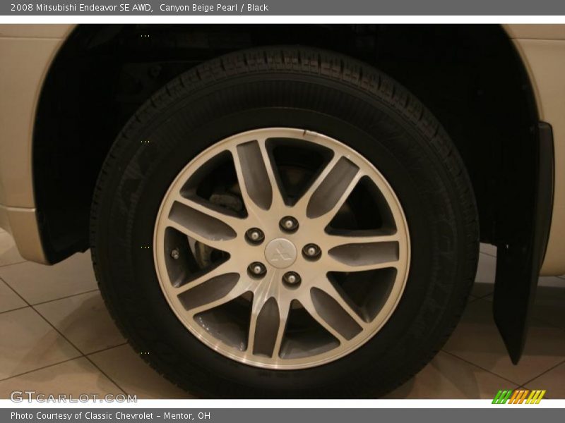 Canyon Beige Pearl / Black 2008 Mitsubishi Endeavor SE AWD