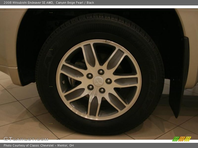 Canyon Beige Pearl / Black 2008 Mitsubishi Endeavor SE AWD
