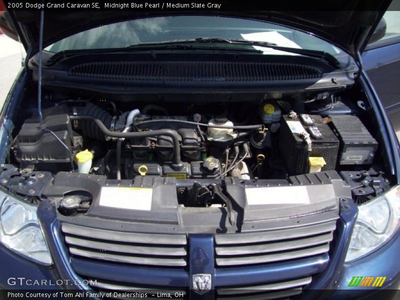 Midnight Blue Pearl / Medium Slate Gray 2005 Dodge Grand Caravan SE