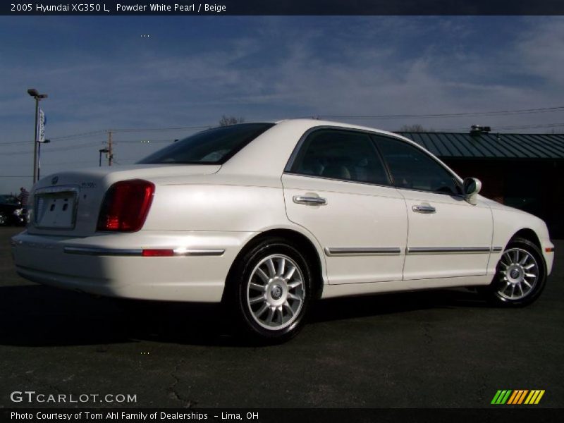 Powder White Pearl / Beige 2005 Hyundai XG350 L