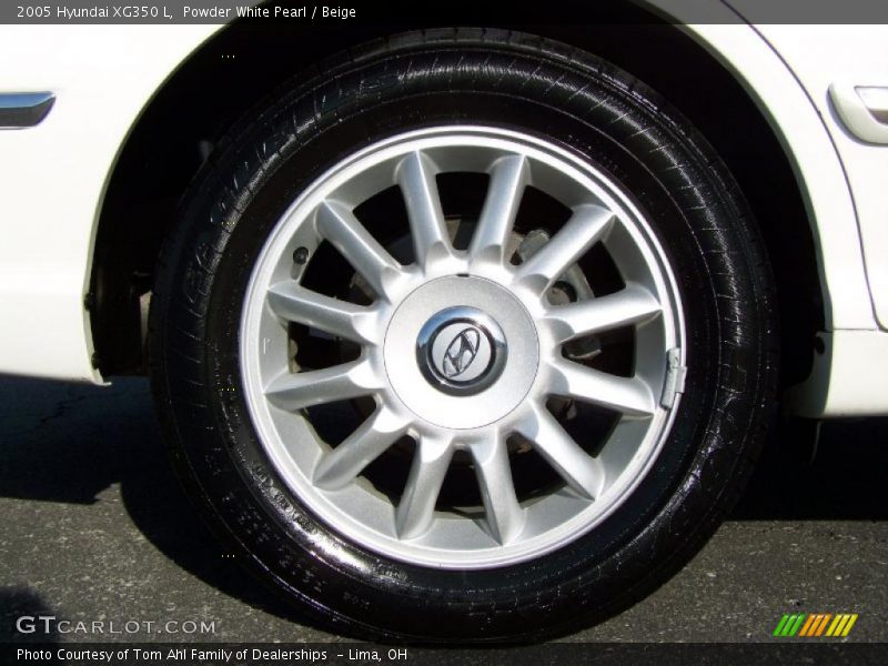 Powder White Pearl / Beige 2005 Hyundai XG350 L