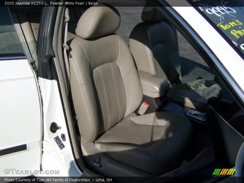 Powder White Pearl / Beige 2005 Hyundai XG350 L