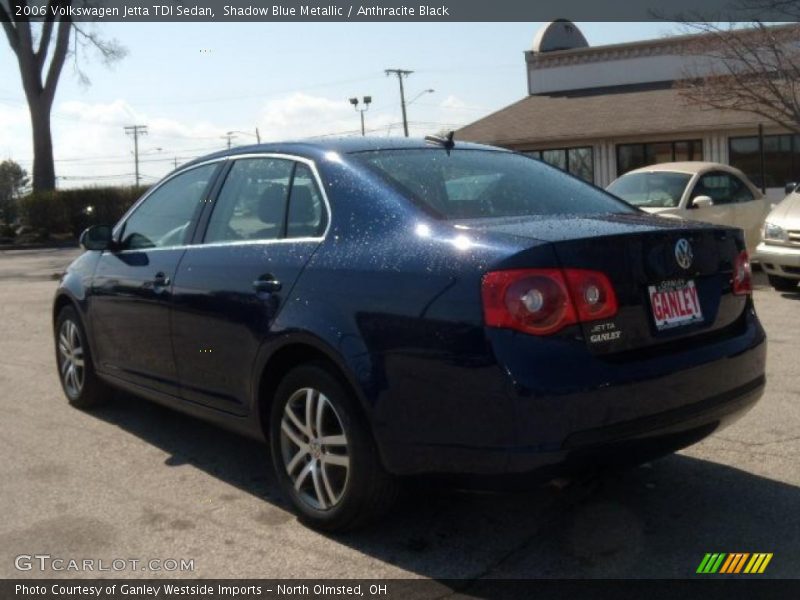 Shadow Blue Metallic / Anthracite Black 2006 Volkswagen Jetta TDI Sedan