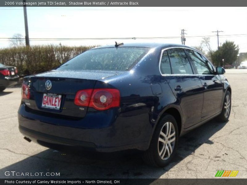 Shadow Blue Metallic / Anthracite Black 2006 Volkswagen Jetta TDI Sedan