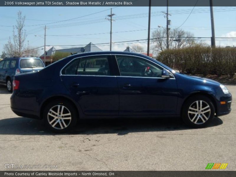 Shadow Blue Metallic / Anthracite Black 2006 Volkswagen Jetta TDI Sedan