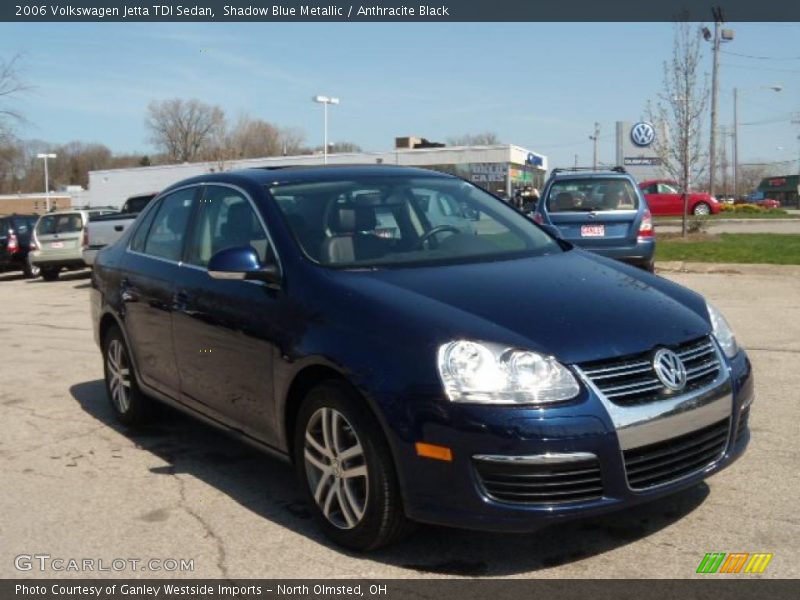 Shadow Blue Metallic / Anthracite Black 2006 Volkswagen Jetta TDI Sedan