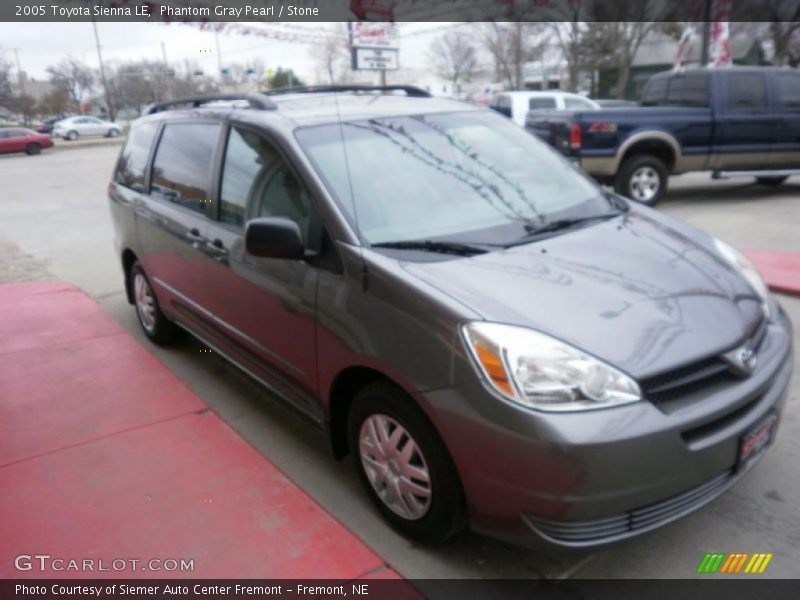 Phantom Gray Pearl / Stone 2005 Toyota Sienna LE