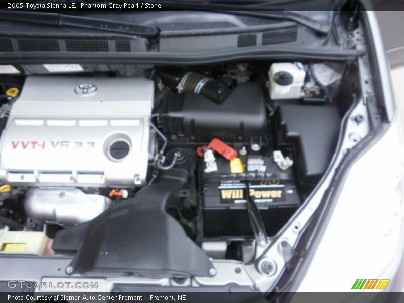 Phantom Gray Pearl / Stone 2005 Toyota Sienna LE