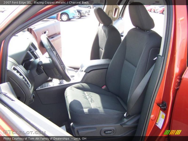 Blazing Copper Metallic / Charcoal Black 2007 Ford Edge SEL