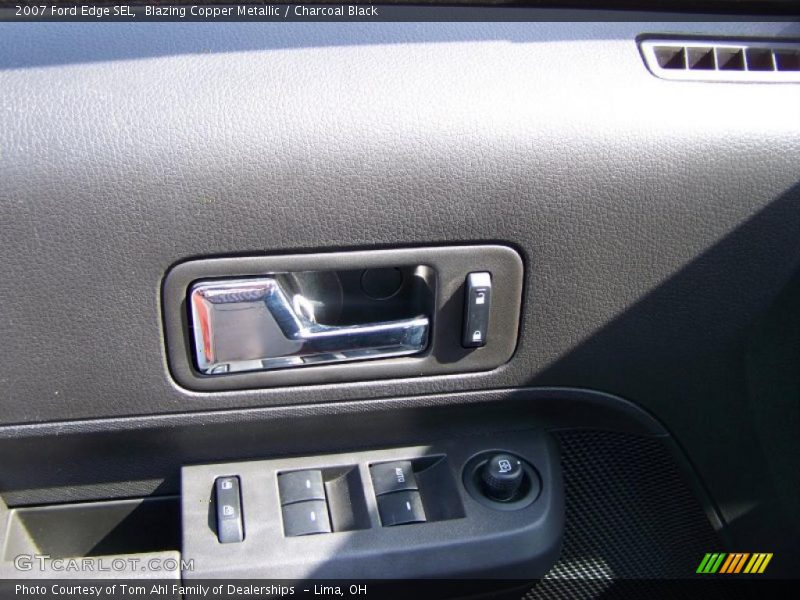 Blazing Copper Metallic / Charcoal Black 2007 Ford Edge SEL