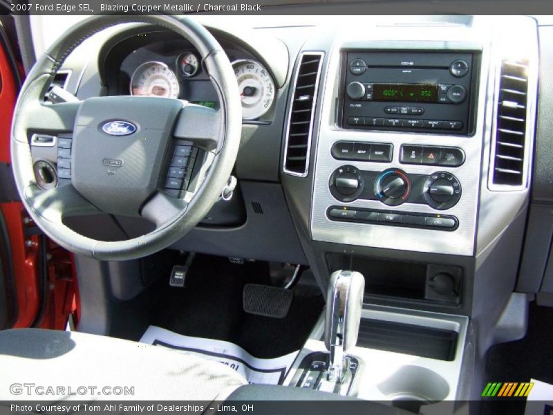 Blazing Copper Metallic / Charcoal Black 2007 Ford Edge SEL