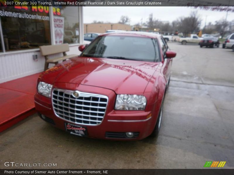 Inferno Red Crystal Pearlcoat / Dark Slate Gray/Light Graystone 2007 Chrysler 300 Touring