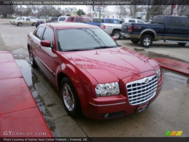 Inferno Red Crystal Pearlcoat / Dark Slate Gray/Light Graystone 2007 Chrysler 300 Touring