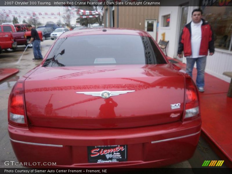 Inferno Red Crystal Pearlcoat / Dark Slate Gray/Light Graystone 2007 Chrysler 300 Touring