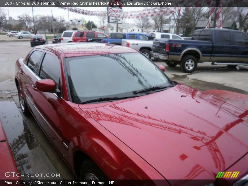 Inferno Red Crystal Pearlcoat / Dark Slate Gray/Light Graystone 2007 Chrysler 300 Touring
