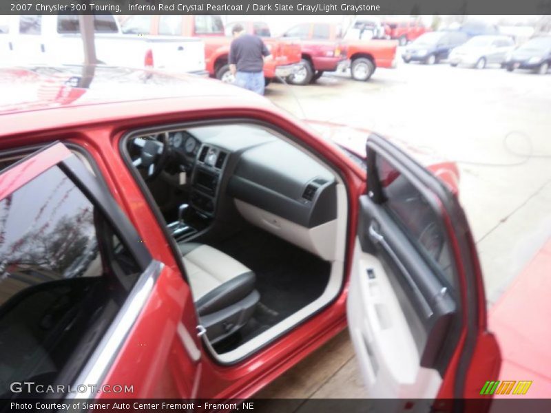 Inferno Red Crystal Pearlcoat / Dark Slate Gray/Light Graystone 2007 Chrysler 300 Touring