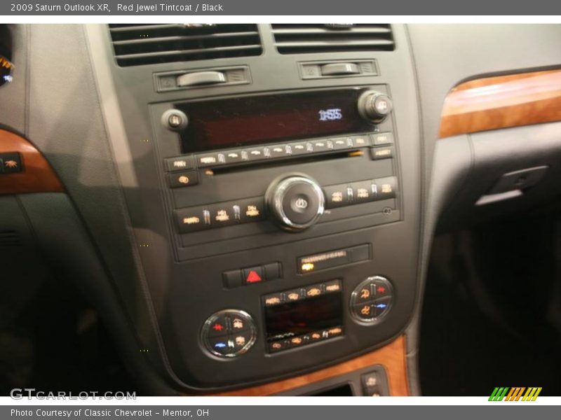 Red Jewel Tintcoat / Black 2009 Saturn Outlook XR