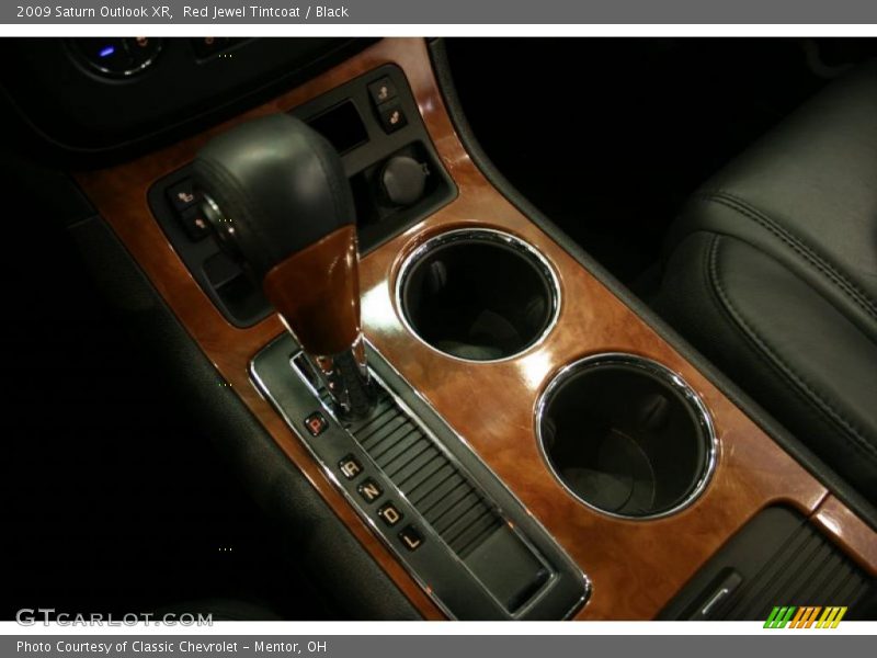 Red Jewel Tintcoat / Black 2009 Saturn Outlook XR