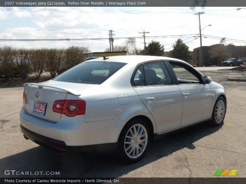 Reflex Silver Metallic / Interlagos Plaid Cloth 2007 Volkswagen Jetta GLI Sedan