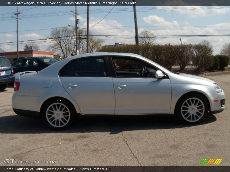 Reflex Silver Metallic / Interlagos Plaid Cloth 2007 Volkswagen Jetta GLI Sedan