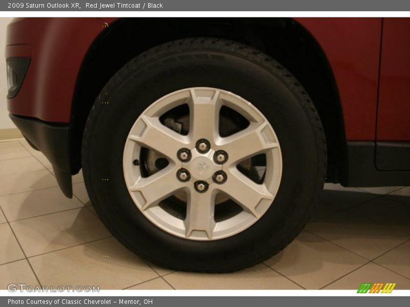 Red Jewel Tintcoat / Black 2009 Saturn Outlook XR