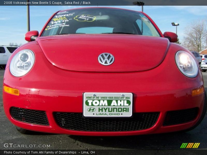 Salsa Red / Black 2008 Volkswagen New Beetle S Coupe
