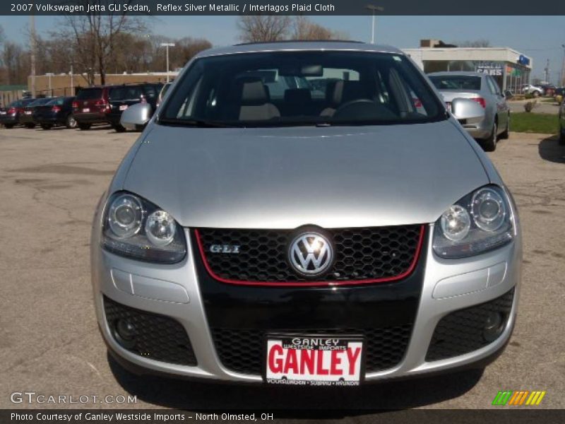 Reflex Silver Metallic / Interlagos Plaid Cloth 2007 Volkswagen Jetta GLI Sedan