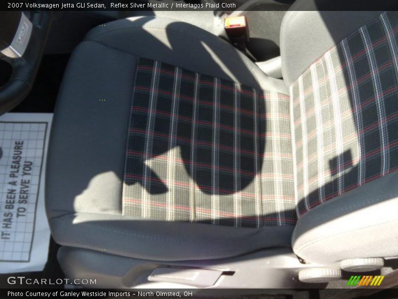 Reflex Silver Metallic / Interlagos Plaid Cloth 2007 Volkswagen Jetta GLI Sedan