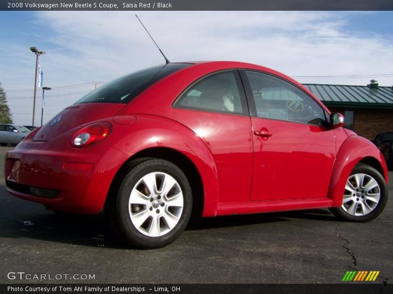 Salsa Red / Black 2008 Volkswagen New Beetle S Coupe