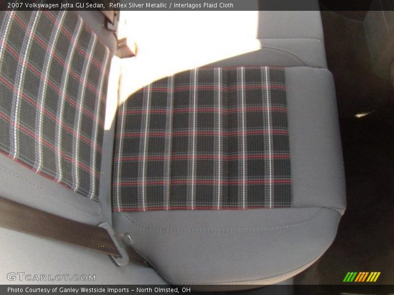 Reflex Silver Metallic / Interlagos Plaid Cloth 2007 Volkswagen Jetta GLI Sedan