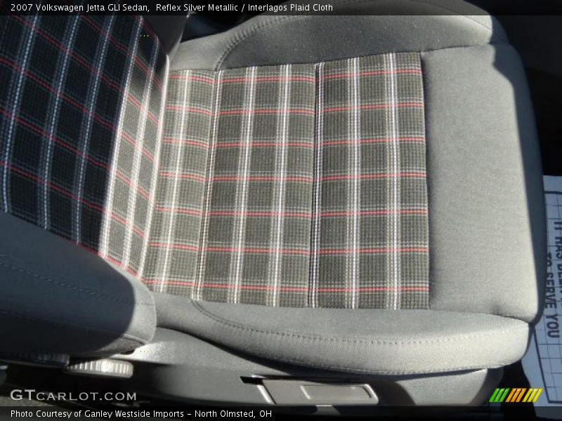 Reflex Silver Metallic / Interlagos Plaid Cloth 2007 Volkswagen Jetta GLI Sedan