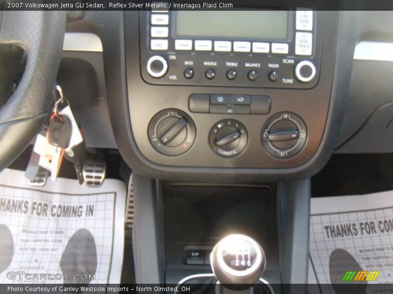 Reflex Silver Metallic / Interlagos Plaid Cloth 2007 Volkswagen Jetta GLI Sedan
