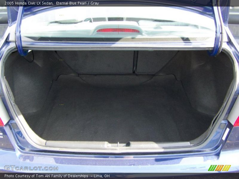 Eternal Blue Pearl / Gray 2005 Honda Civic LX Sedan