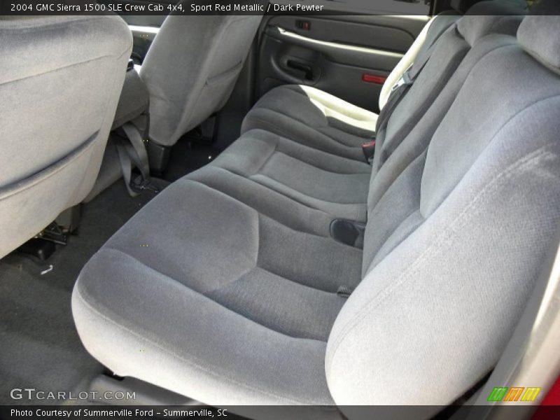 Sport Red Metallic / Dark Pewter 2004 GMC Sierra 1500 SLE Crew Cab 4x4