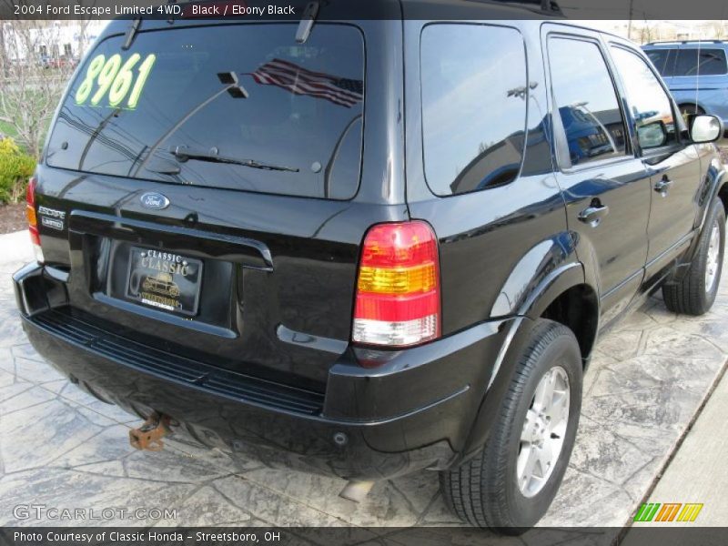 Black / Ebony Black 2004 Ford Escape Limited 4WD