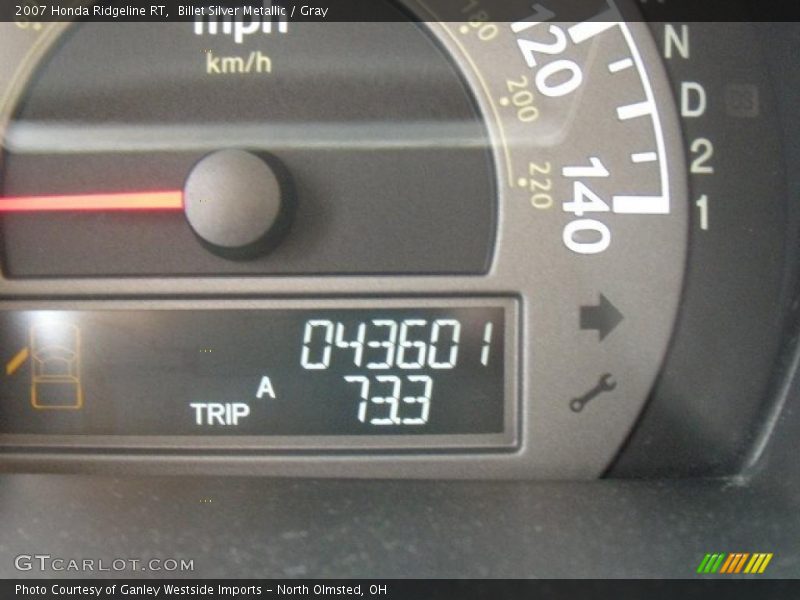 Billet Silver Metallic / Gray 2007 Honda Ridgeline RT