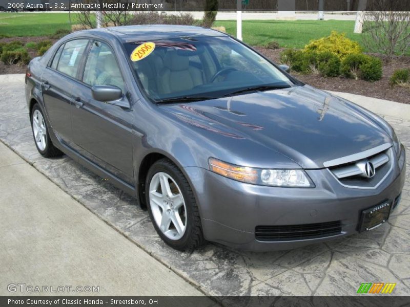 Anthracite Metallic / Parchment 2006 Acura TL 3.2