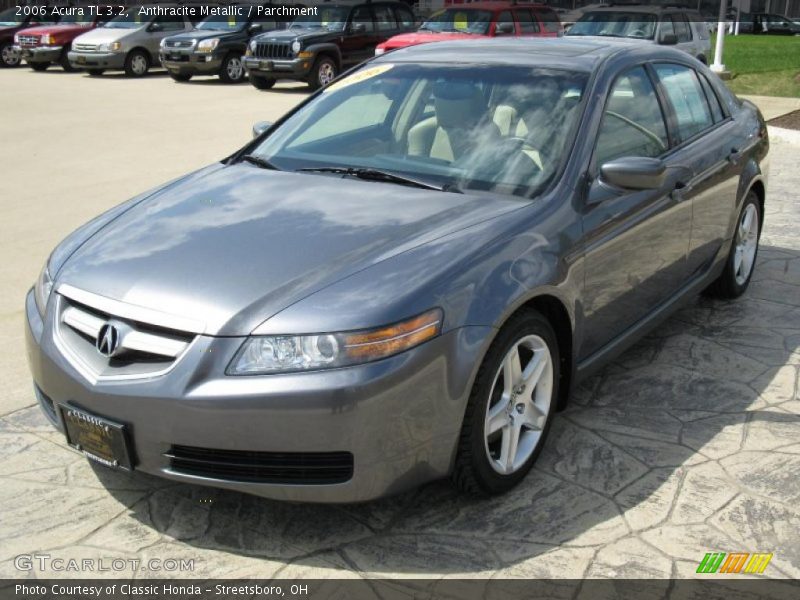 Anthracite Metallic / Parchment 2006 Acura TL 3.2