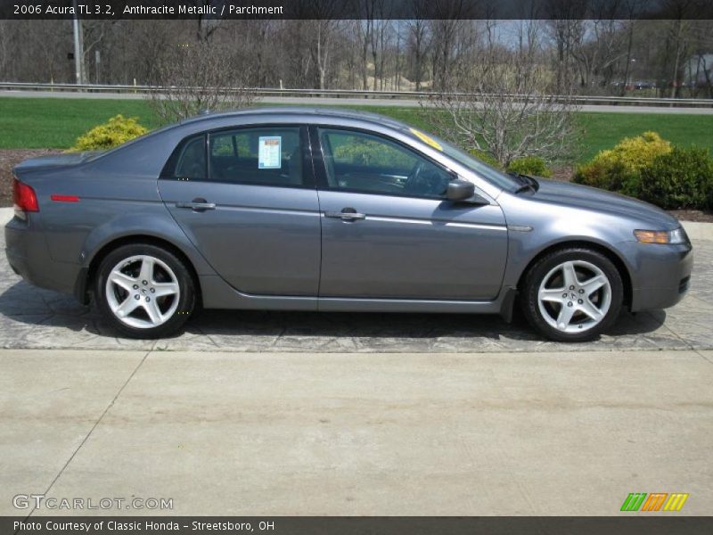 Anthracite Metallic / Parchment 2006 Acura TL 3.2