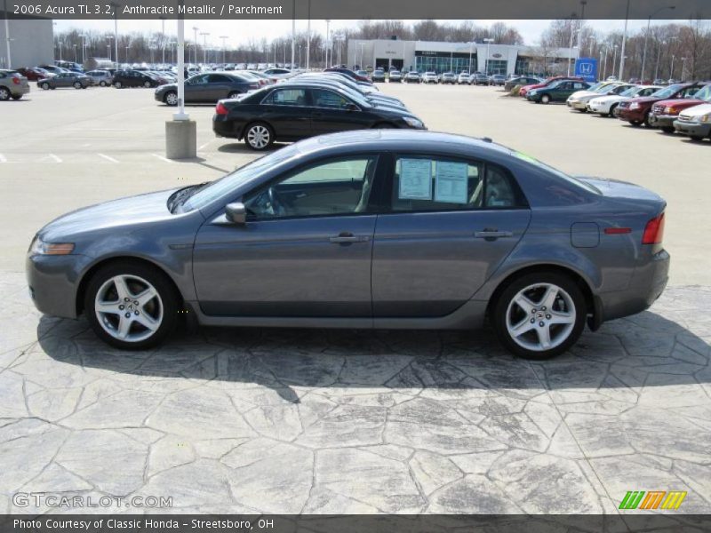 Anthracite Metallic / Parchment 2006 Acura TL 3.2