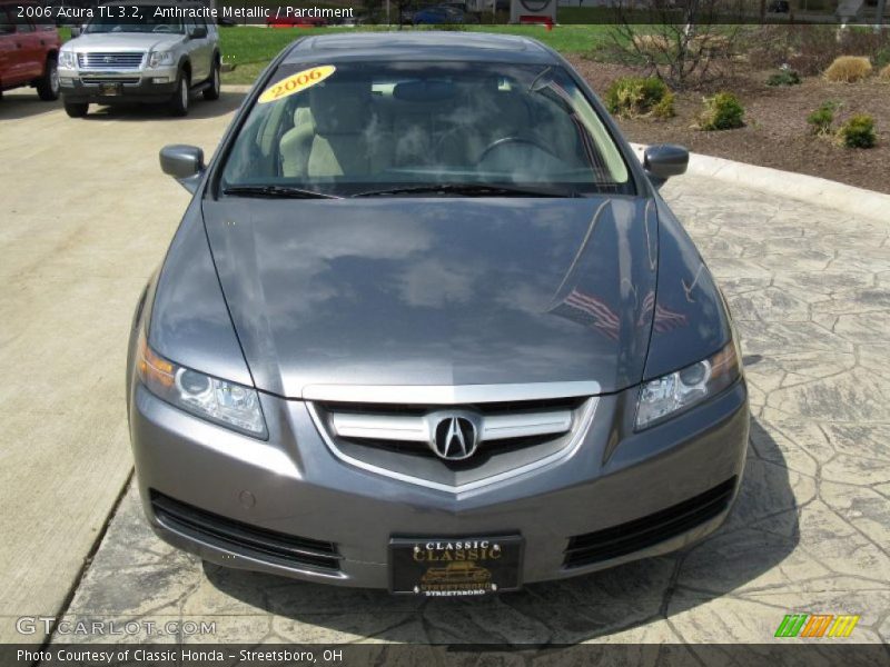 Anthracite Metallic / Parchment 2006 Acura TL 3.2