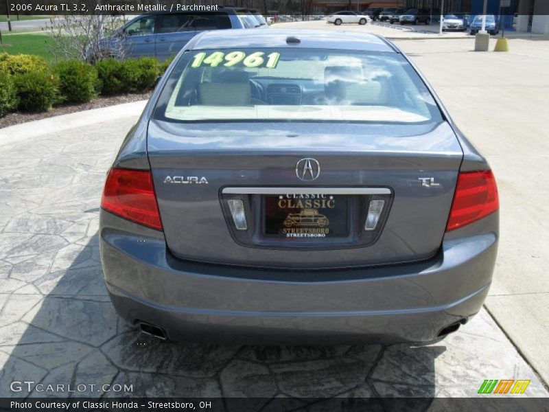 Anthracite Metallic / Parchment 2006 Acura TL 3.2