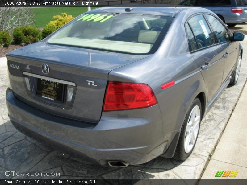 Anthracite Metallic / Parchment 2006 Acura TL 3.2