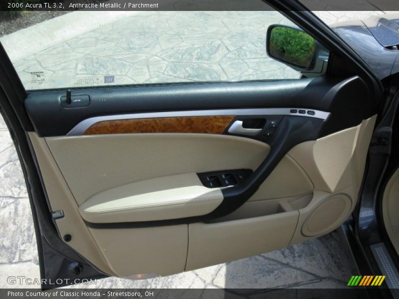 Anthracite Metallic / Parchment 2006 Acura TL 3.2