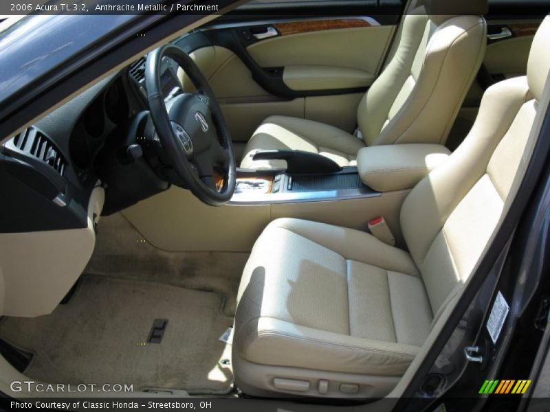 Anthracite Metallic / Parchment 2006 Acura TL 3.2